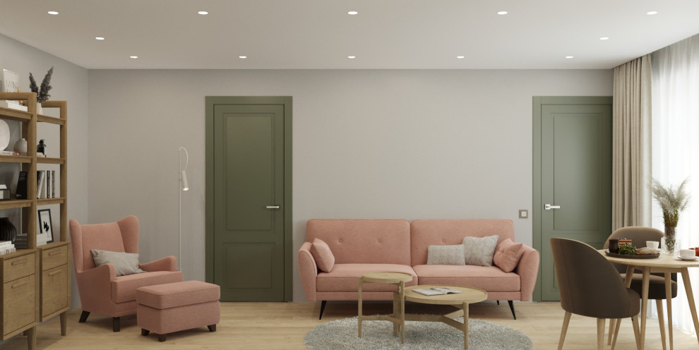 Дизайн проект квартиры 44м