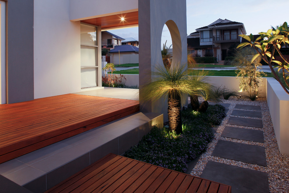 Design ideas for a modern garden in Perth.