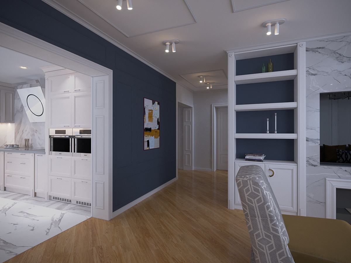 Проект дома в современной классике