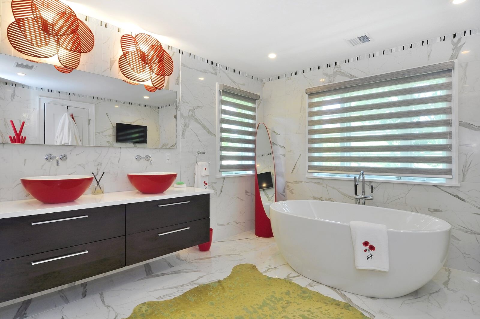 Master Bathroom "Him & Her"