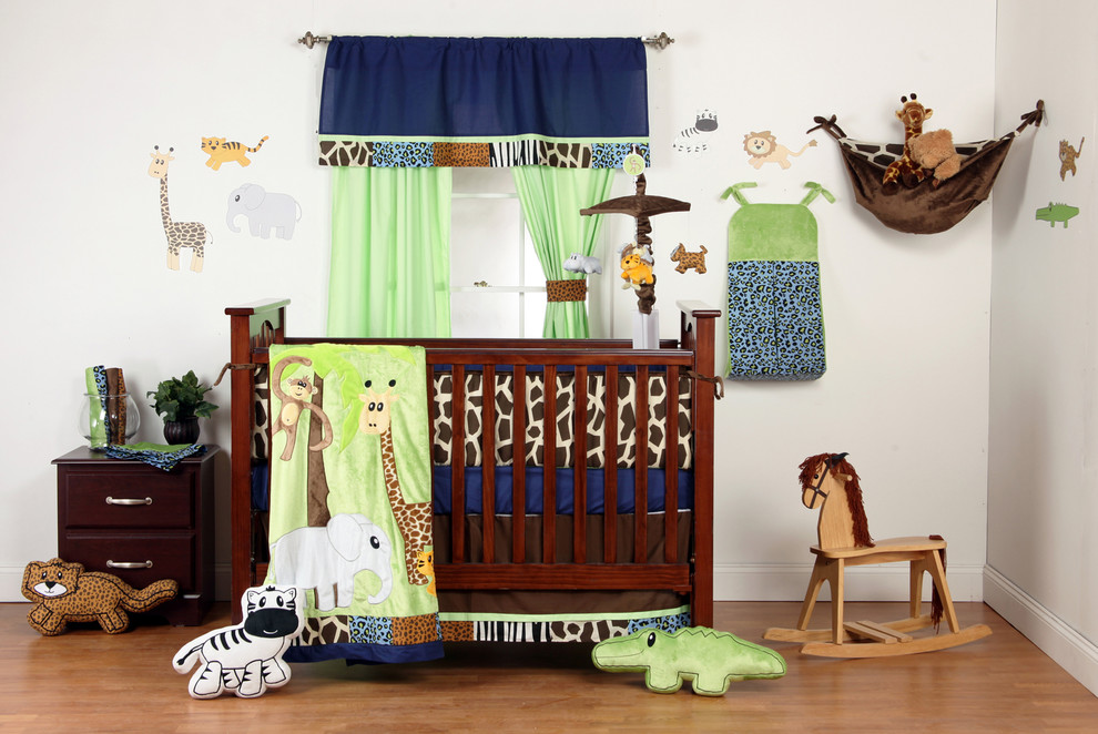 This is an example of a contemporary nursery in Omaha.