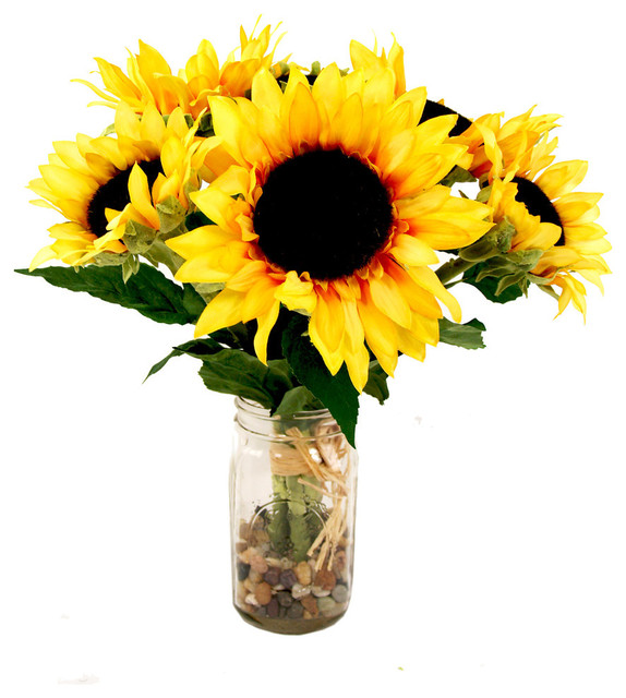 Sunflower Mason Jar