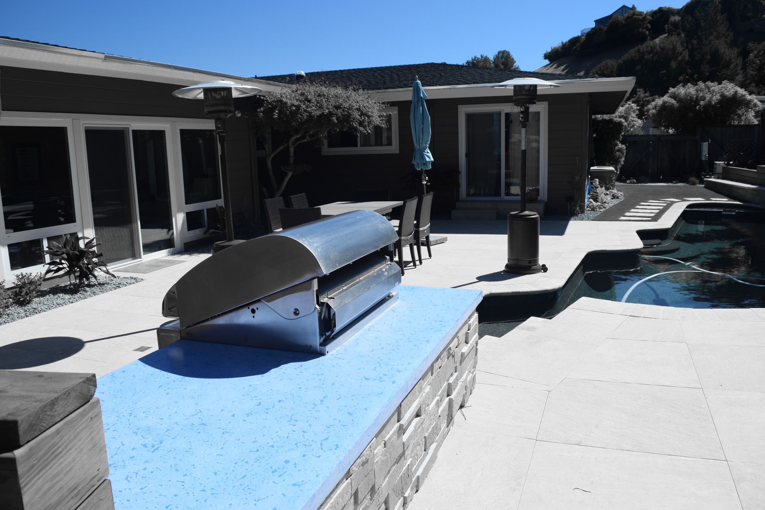 Pool Patio and Garden