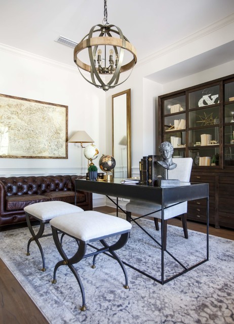 The Hampton Model Home transitional-home-office