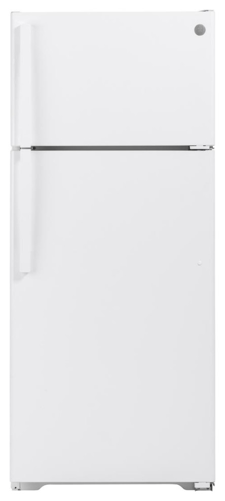 GE 28 Top Freezer Refrigerator in White