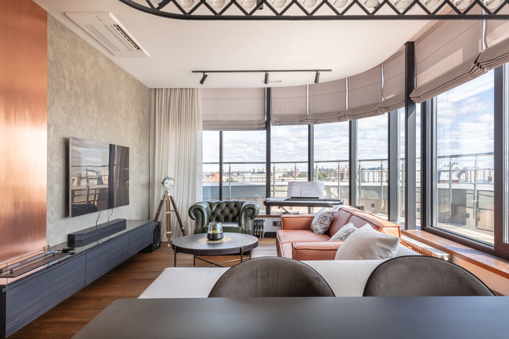 Пентхаус в стиле лофт реализация