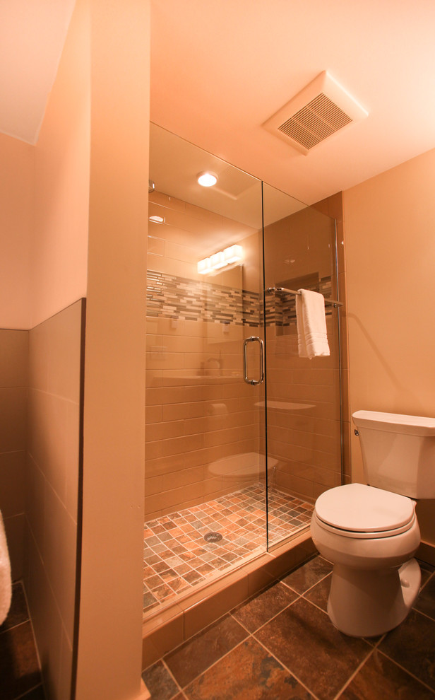 Bathroom - modern bathroom idea in Minneapolis