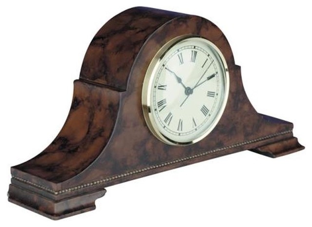 Mantle Mantel Clock Classic Camel Back Cast Resin Battery Not Traditional Desk And Mantel Clocks By Euroluxhome