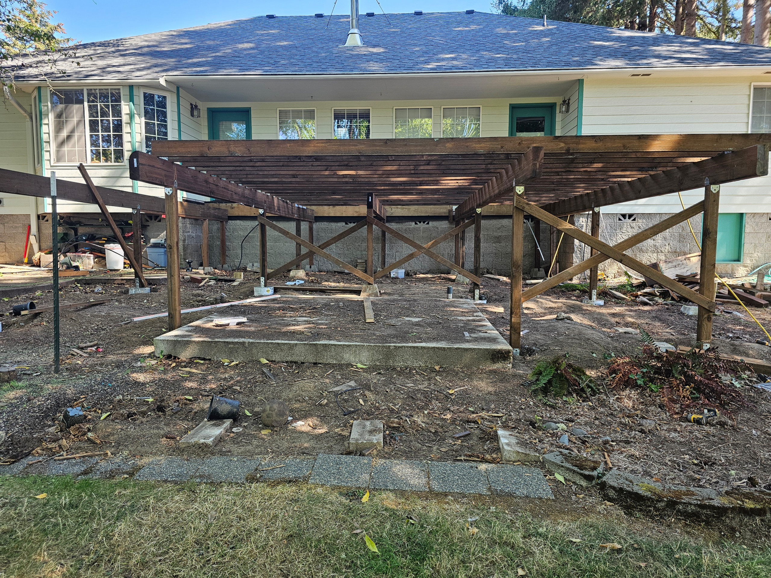 River View Deck - In Progress