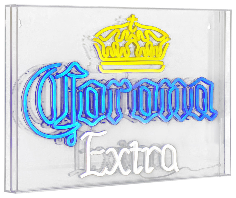 Licensed Corona Extra Acrylic LED Wall Decor Sign, 24"x16