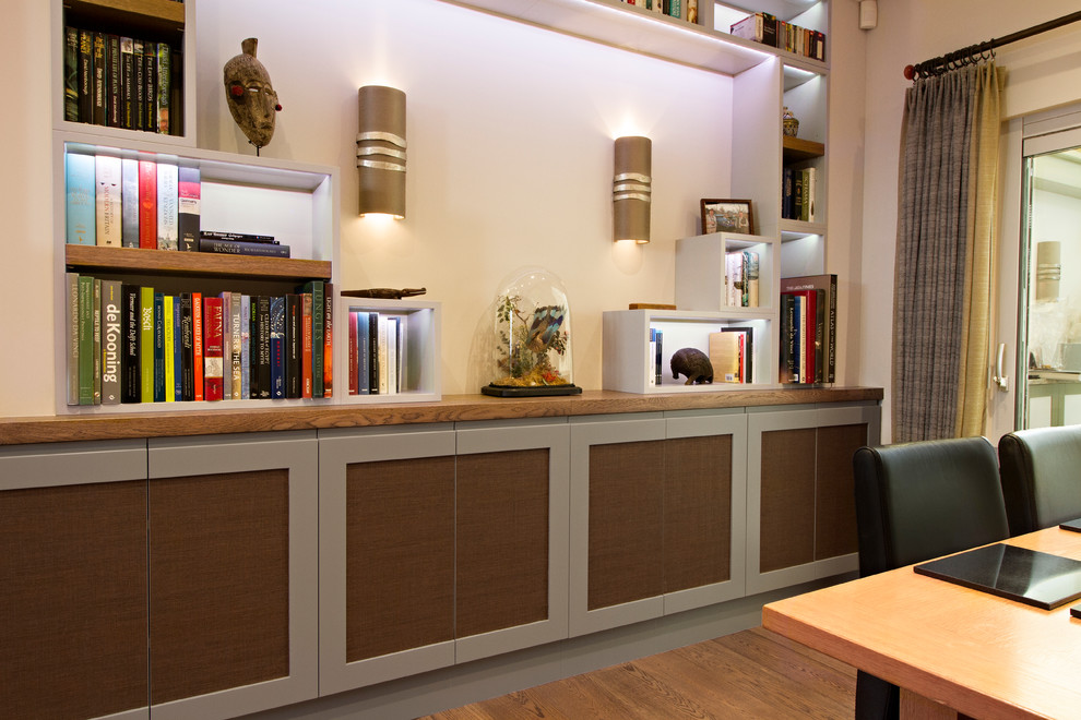 Open Plan Eclectic Living & Dining