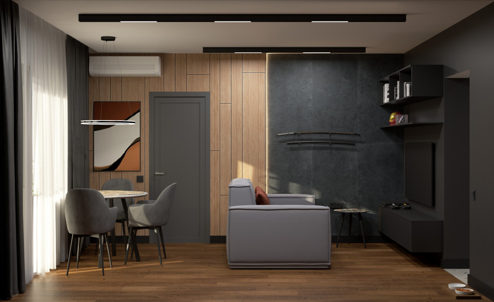 Квартира в Санкт-Петербурге в темных тонах