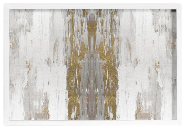 Oliver Gal "Sensation White" Framed Art, 45"x30"