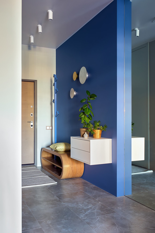 Маленькая квартира с морскими мотивами в Москве