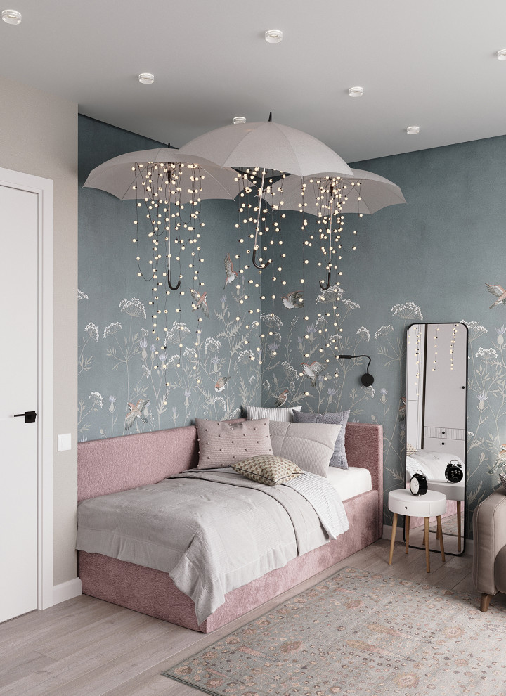 Детская для девочки 10 лет в 3-к. квартире ЖК "HeadLiner"