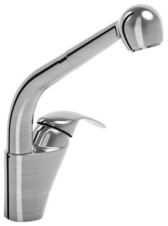 Parmir Single Handle Kitchen Faucet With Pull Down Spray 1 Contemporary Kitchen Faucets By Parmir Water Systems Inc Houzz