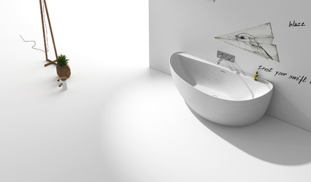 Solid surface bathtub 