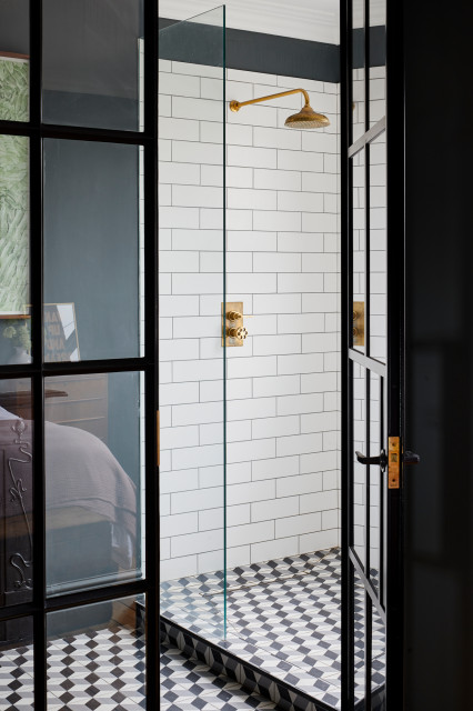Extension, Loft Conversion and refurbishment contemporary-bathroom