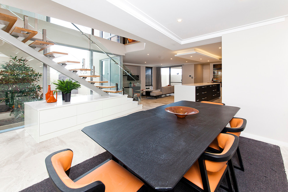 Photo of a contemporary dining room in Perth.
