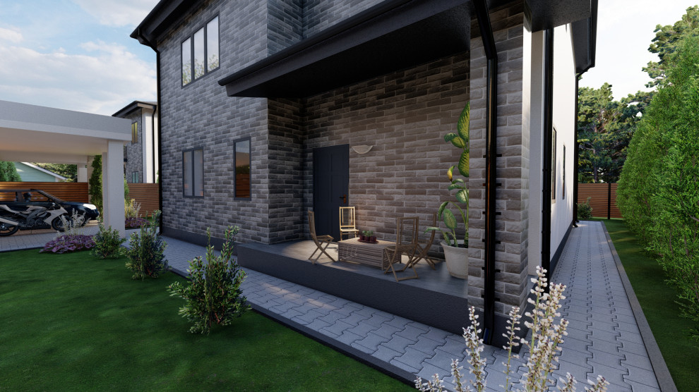 Проект двухэтажного дома 290 квм