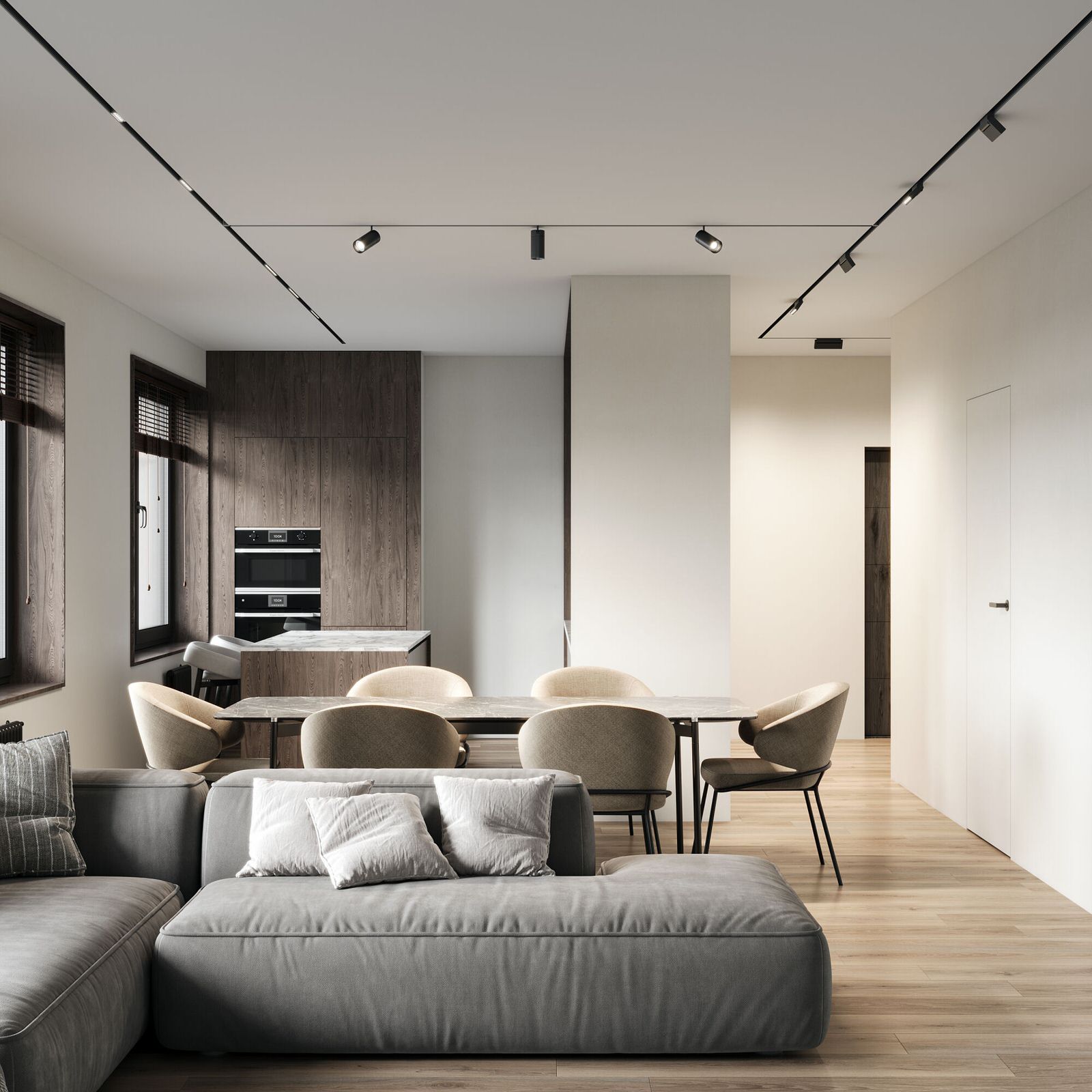 Slim Magnetic Умный трековый светильник 20W 2700-6500K Dim R03 черный