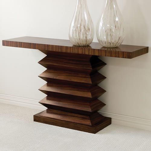 Global Views Zig Zag Console Table
