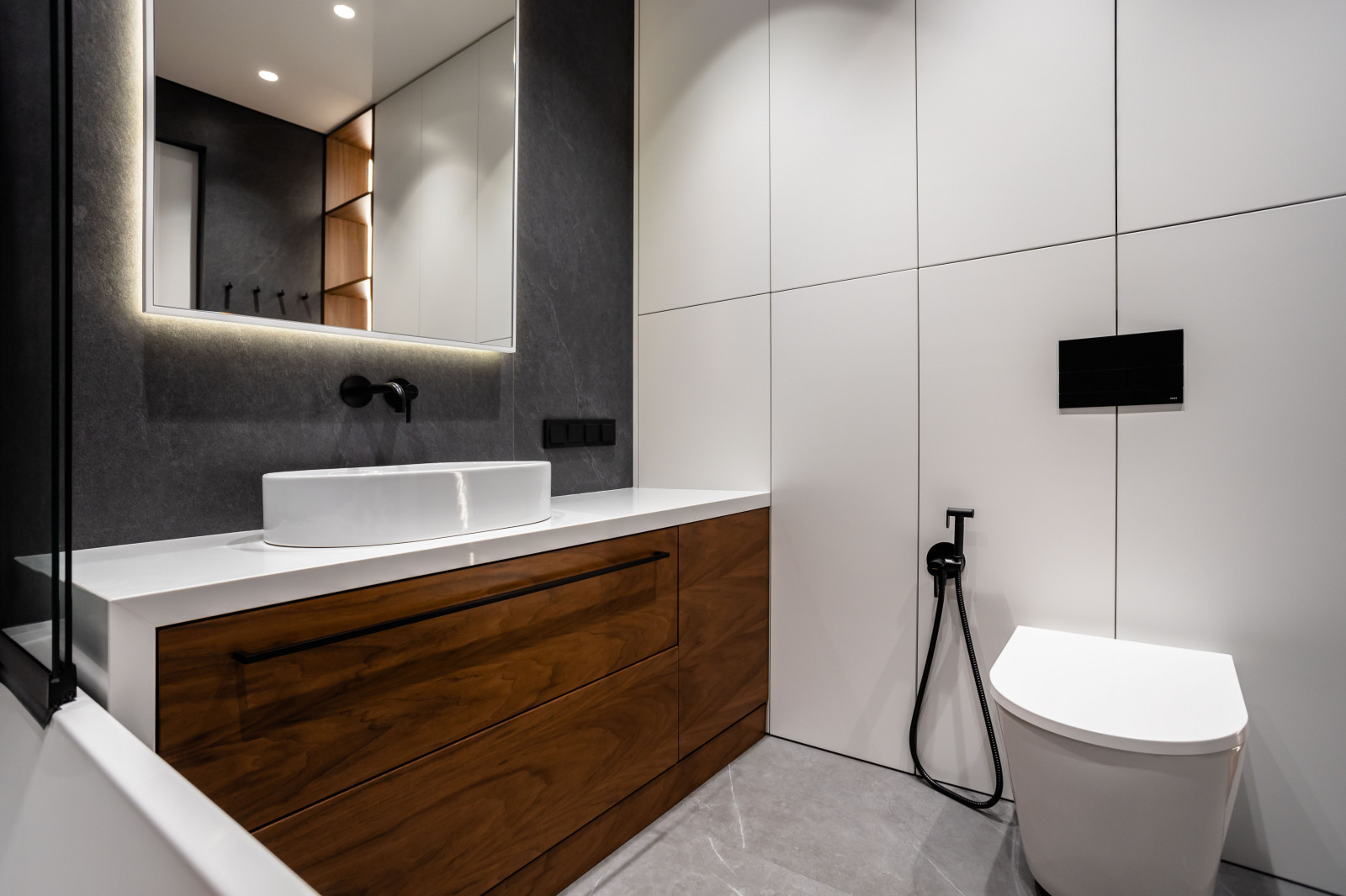 Современный интерьер квартиры 60 м2 в ЖК Академика Павлова 28