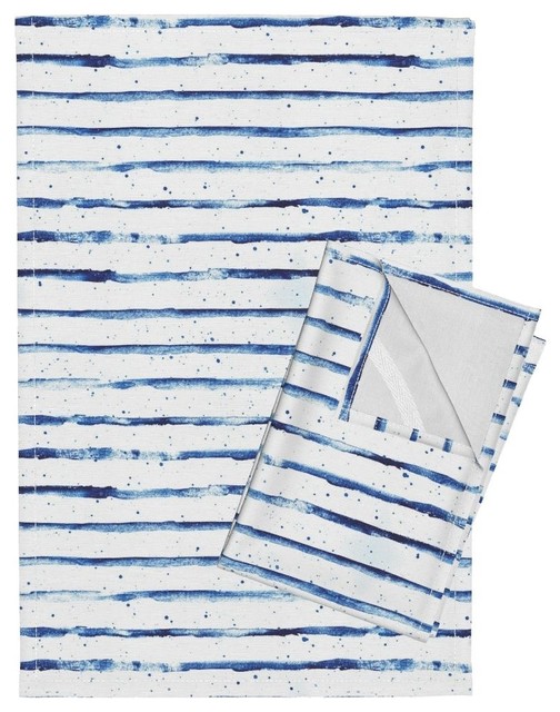 navy blue tea towels