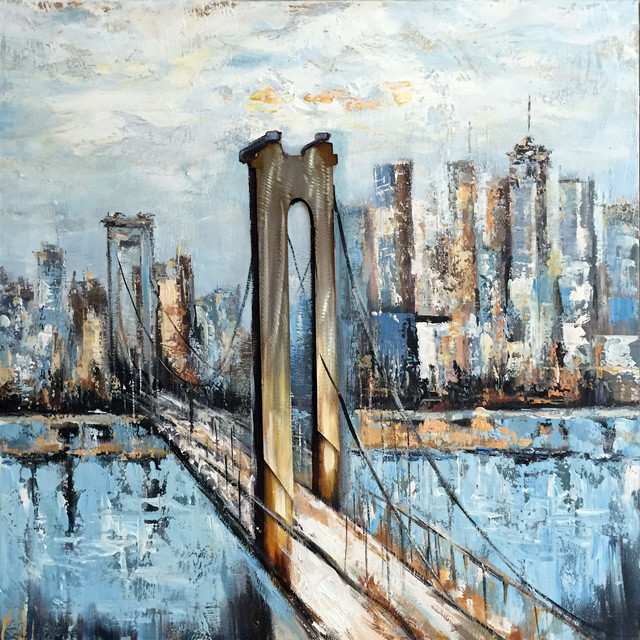 Brooklyn Remodeling Painting hand painted brooklyn bridge wall decor artwork contemporary Brooklyn Remodeling Painting hand painted brooklyn bridge wall decor artwork contemporary