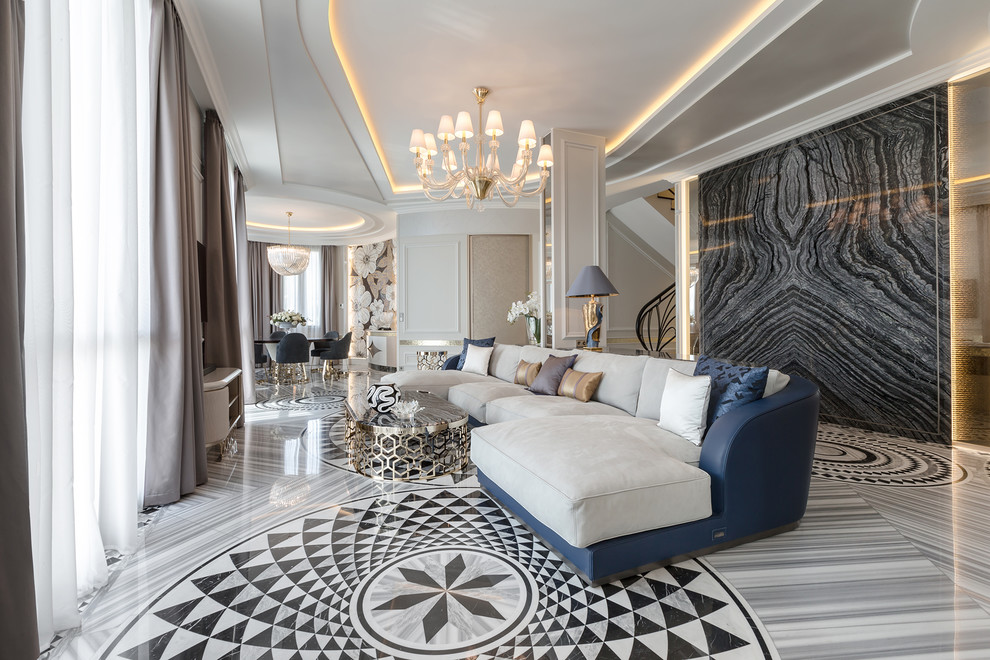 Interior design of a villa In Monte-Carlo, Monaco