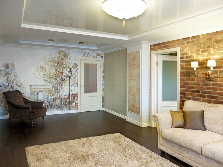 Интерьер квартиры в стиле эклектика