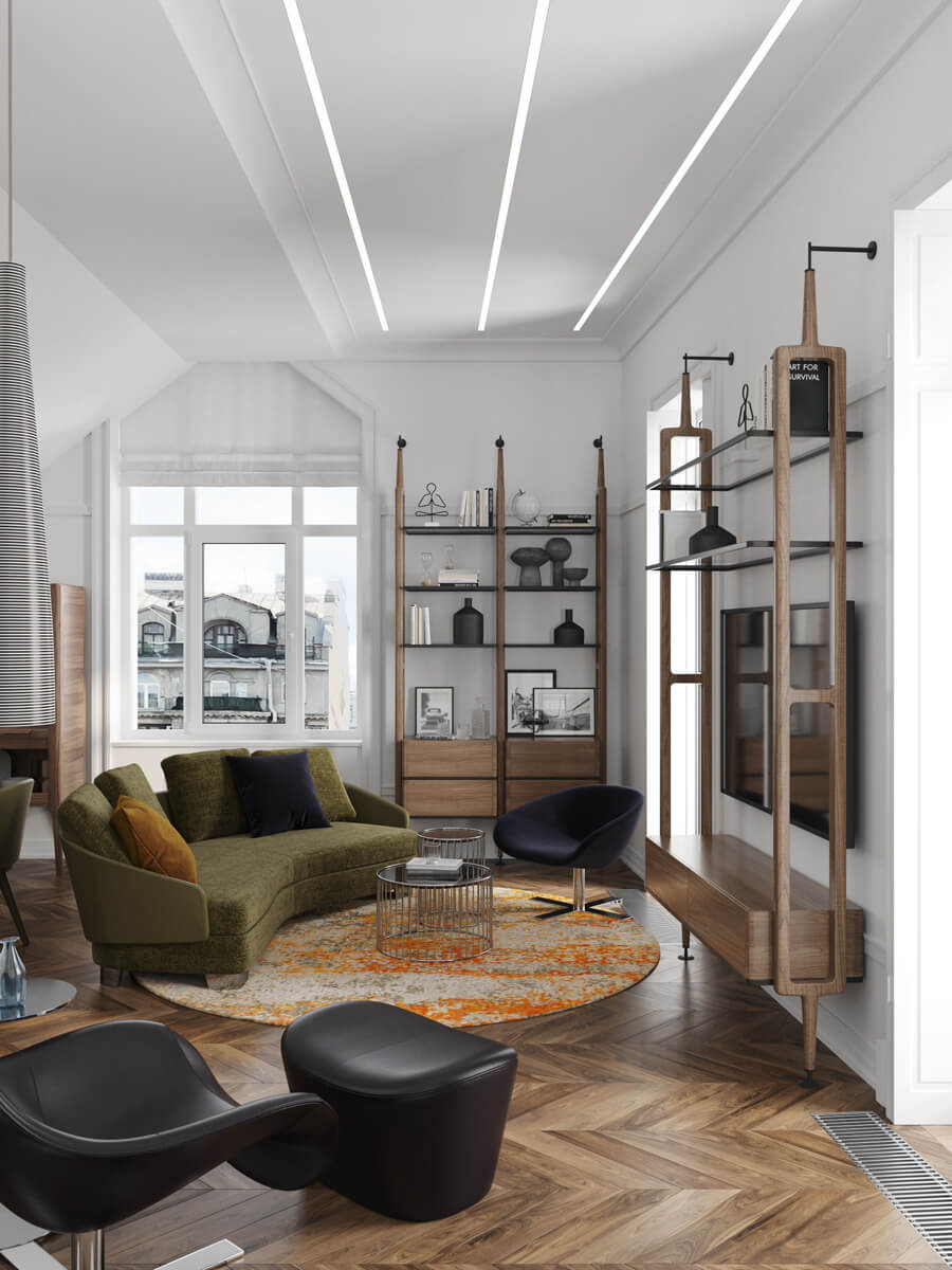 Квартира в мансарде