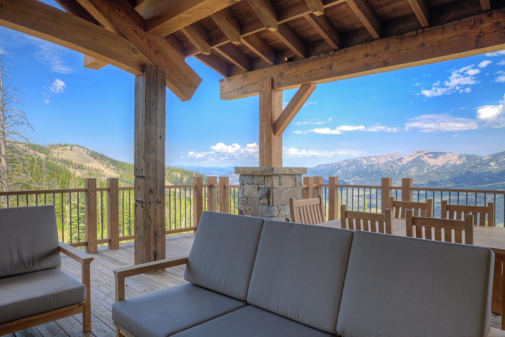 Deck - rustic deck idea