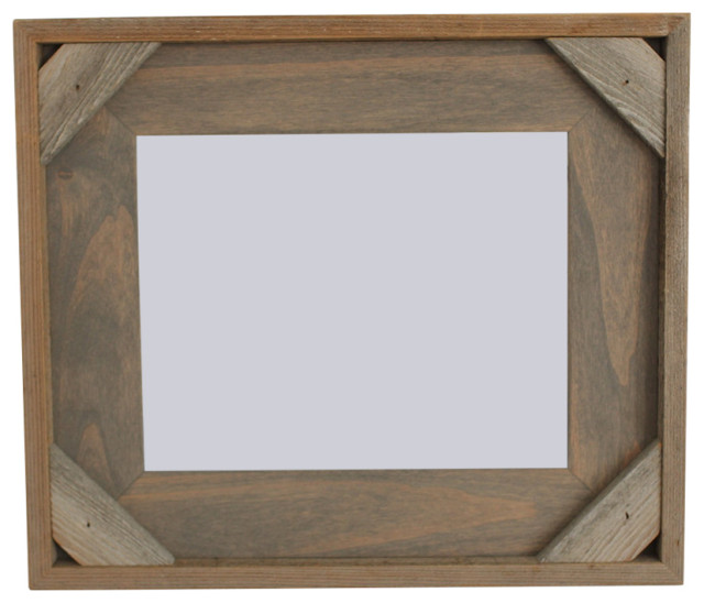Cornerblock Frame, Frontier Series, 18"x24", Driftwood Grey