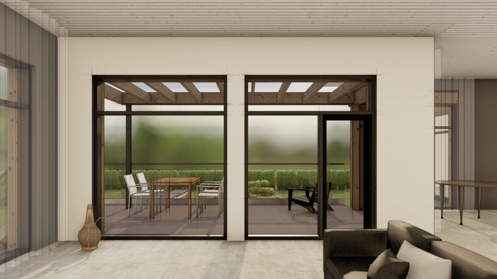 Реконструкция каркасного дома в г. Казань