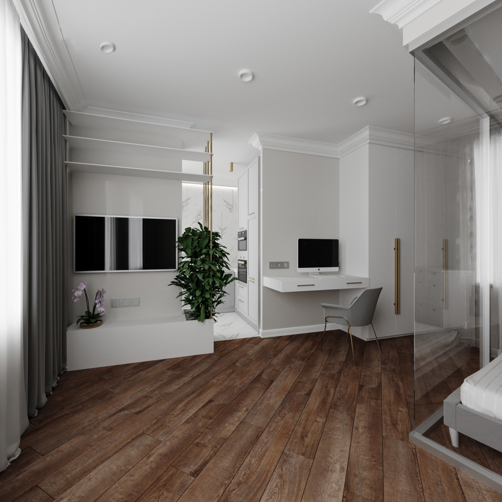 Квартира в Казани ЖК Манхеттен 40 м2