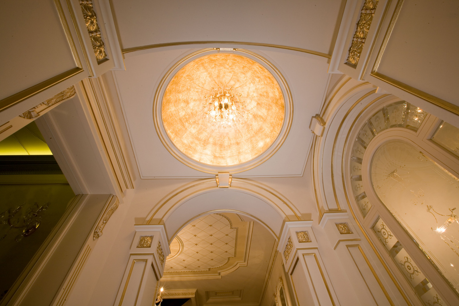 Потолок беседки