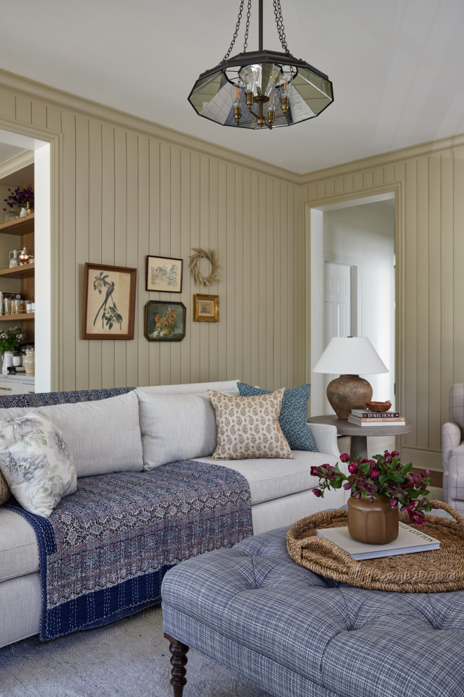 Pillement House - Farmhouse - Living Room - Chicago - by Laura Design ...