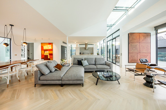 Extension Geelong contemporary-vardagsrum