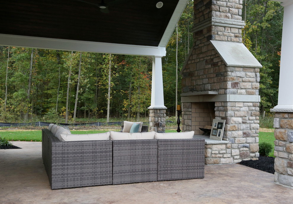 Patio - transitional patio idea in Cleveland