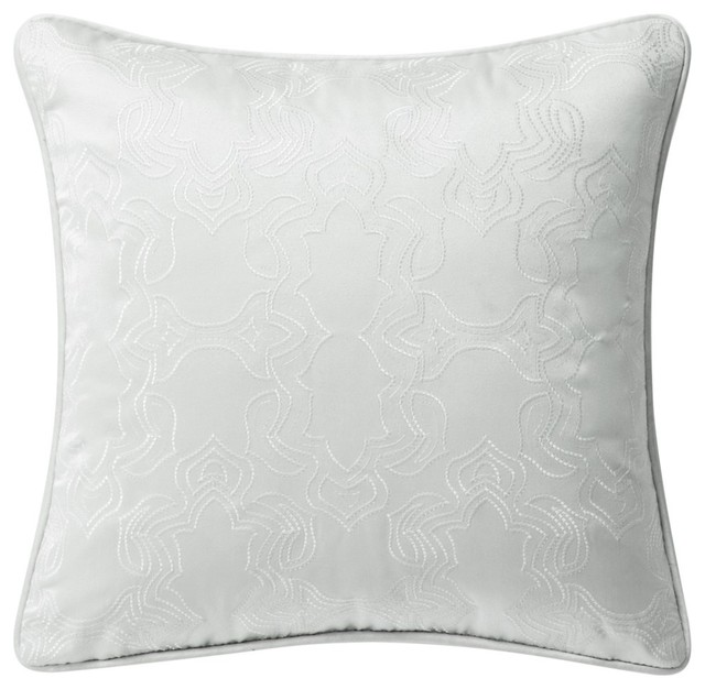 Surrey Steel 16 X16 Decorative Pillow Contemporary Decorative