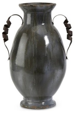 Bettina Vase with Iron Handle