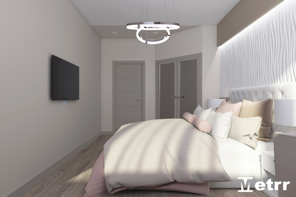 Дизайн - проект двухкомнатной квартиры S=61m2 ЖК Олимпия Парк