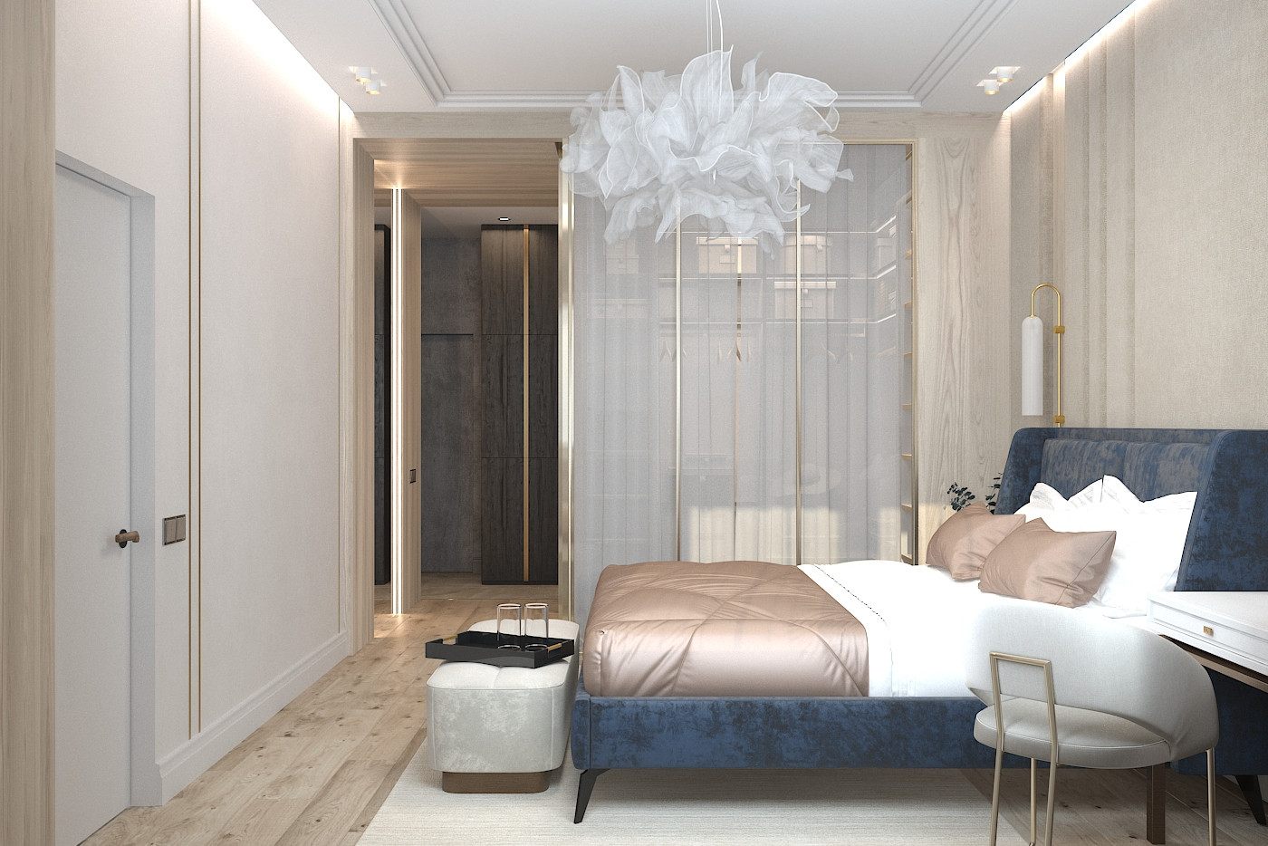 Спальня+ванная