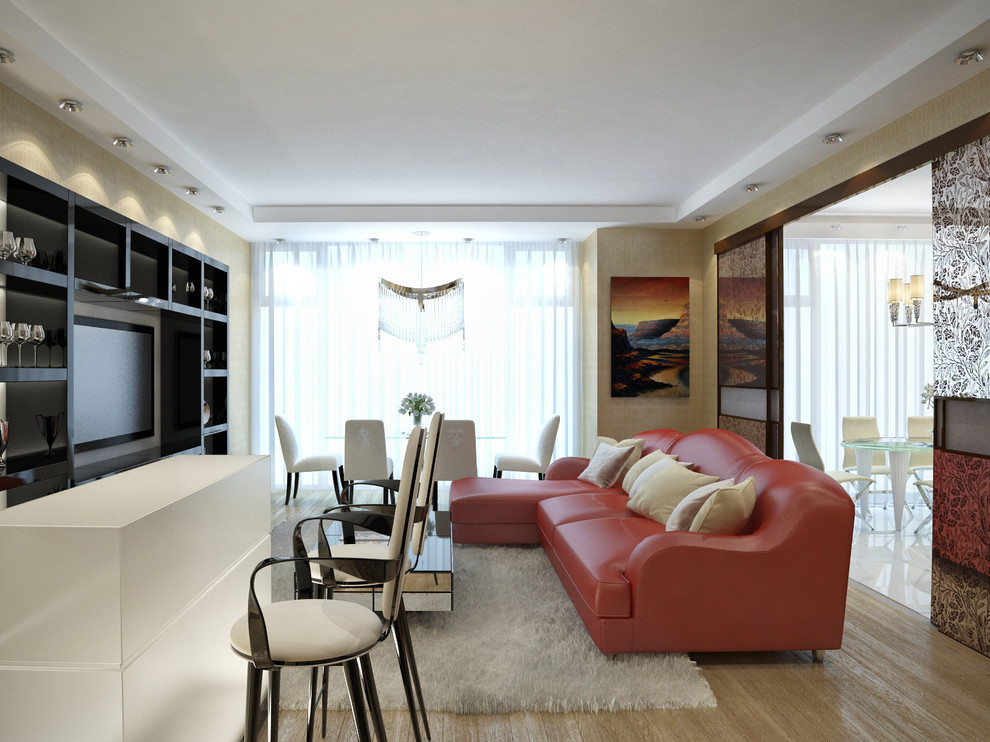 Трехкомнатная квартира 136 кв. метра в современном стиле ЖК «Дубровская Слобода»