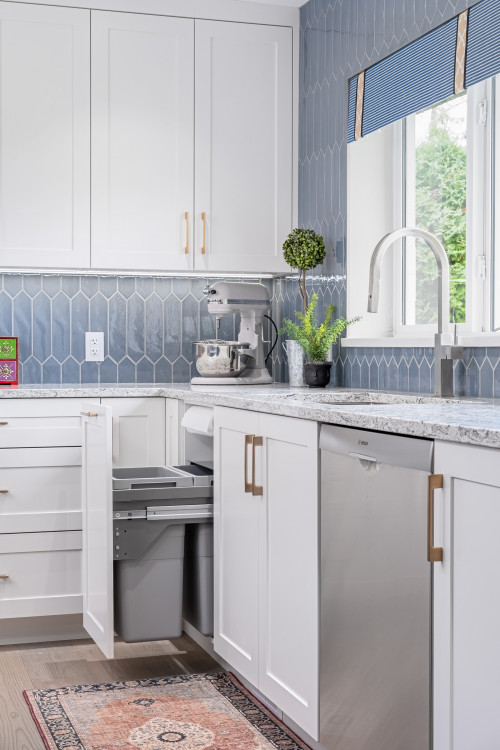 31+ Backsplash for White Cabinets and Granite Countertops (Every Style)