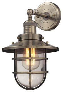 Seaport 1-Light Sconce - Beach Style - Wall Sconces - by Lighting ...