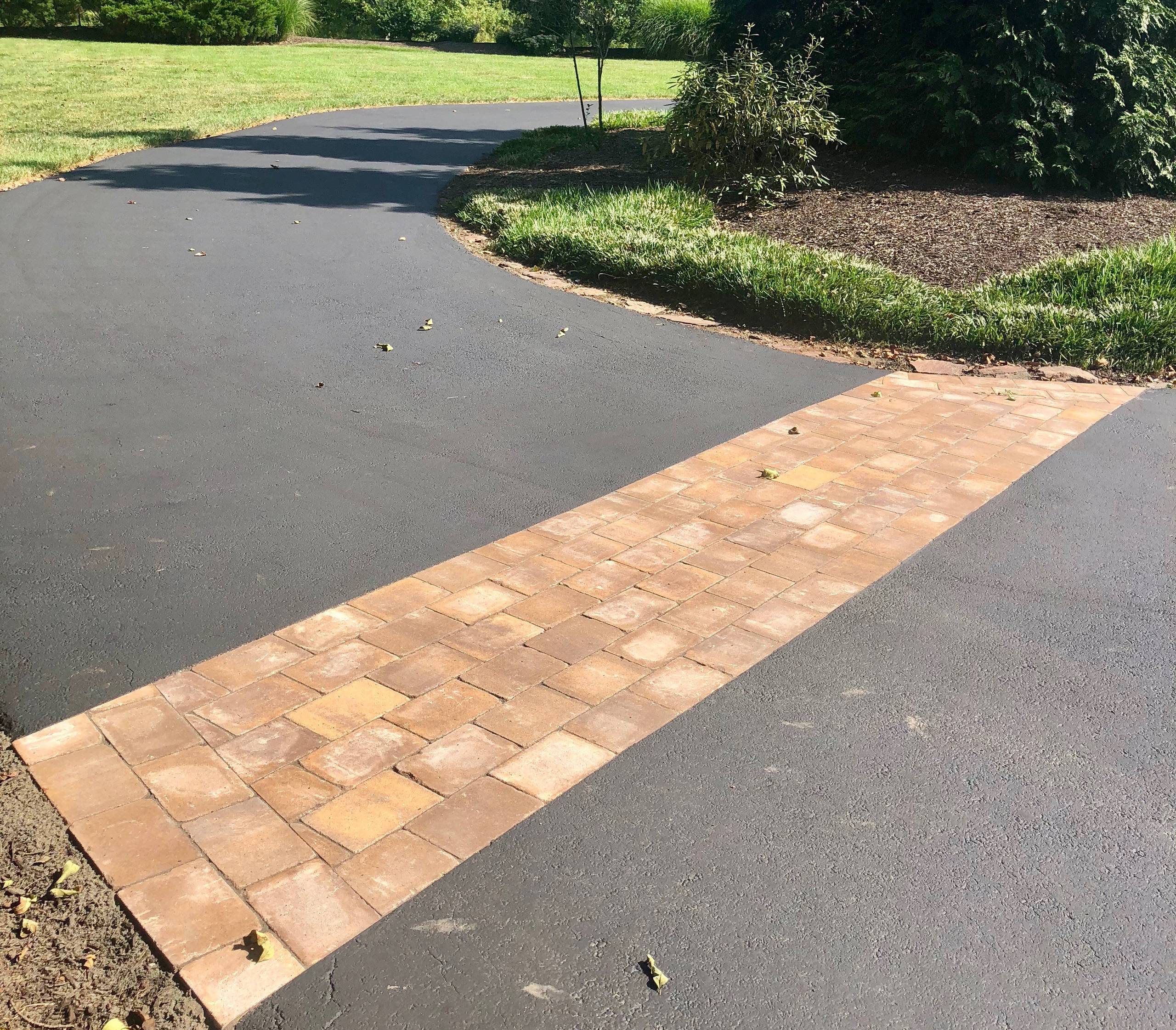 Driveways with Paver Accents