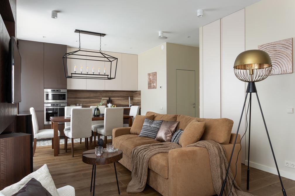 Квартира 81 кв.м. в современном стиле в ЖК Перовский