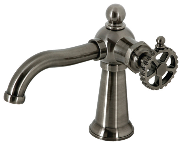Kingston Brass KS354XCG-P Single-Handle Bathroom Faucet with Push Pop ...
